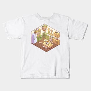 Cute Isometric Kitchen Kids T-Shirt